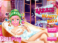 Гра Барбі приймає ванну