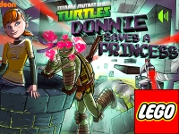 Гра Лего черепашки-ніндзя рятують принцесу