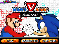 Гра Sonic і Маріо - мотогонки