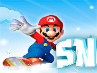 Гра Супер Маріо снігова забава