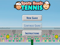 Гра Спортивні голови грають в теніс