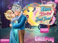 Гра Ельза і Джек поцілунок для дівчаток