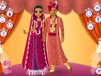 Гра Індійські одягалки весілля для дівчаток