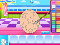 Гра Розфарбовування пасхального яйця для дівчаток і хлопчиків