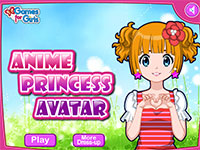 Гра Аніме принцеса на аватарі