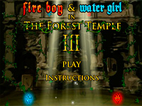 Гра Вогонь і вода в лісовому храмі 3