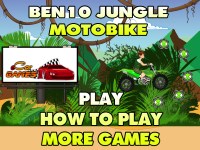 Гра Мотоцикли, Бен 10 - гонки в джунглях