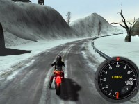 Гра Мотоцикли на зимовій трасі 3д