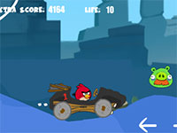 Гра Angry Birds happy wheels