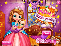 Гра Для дівчат: догляд за маленькою сестрою