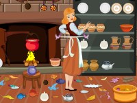Гра Попелюшка - прибирання на кухні