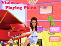 Гра Граємо на піаніно разом з Віолетою