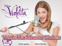 Гра Віолетта - музичні ноти