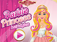 Гра Зачіски для Барбі супер принцеси
