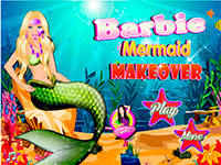 Гра Барбі: підводний салон краси