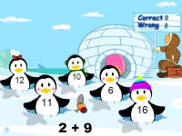 Гра Годуємо пінгвінів