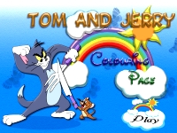 Гра Розфарбуй Тома і Джері