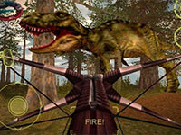 Гра Полювання з луком на динозаврів