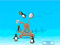 Гра Для хлопчиків: стрибки божевільних пінгвінів