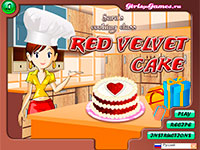 Гра Кухня Сари: червоний торт