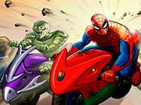 Гра Людина-павук на мотоциклі