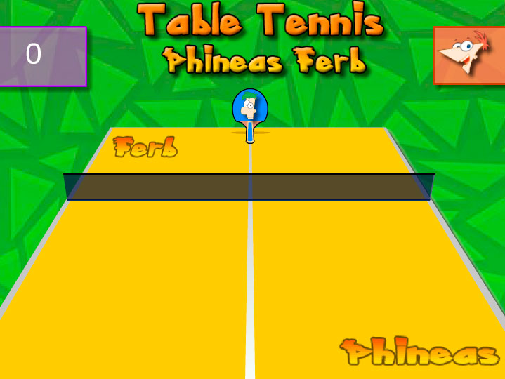 Гра Фінес і Ферб грають в теніс