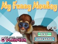 Гра Прикол забавна мавпочка для дівчаток