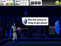 Гра Бетмен грає в баскетбол
