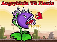 Гра Сердиті птахи проти рослин