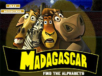 Гра Мадагаскар пошук алфавіту
