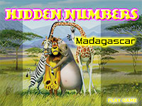 Гра Мадагаскар знайди числа