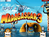 Гра Мадагаскар знайди відмінності