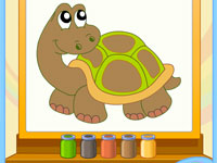 Гра Розмальовка для дітей Черепаха