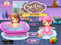 Гра Маленька Софія приймає ванну