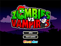Гра Вампіри проти зомбі