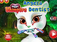 Гра Лікувати зуби кішці Анжелі
